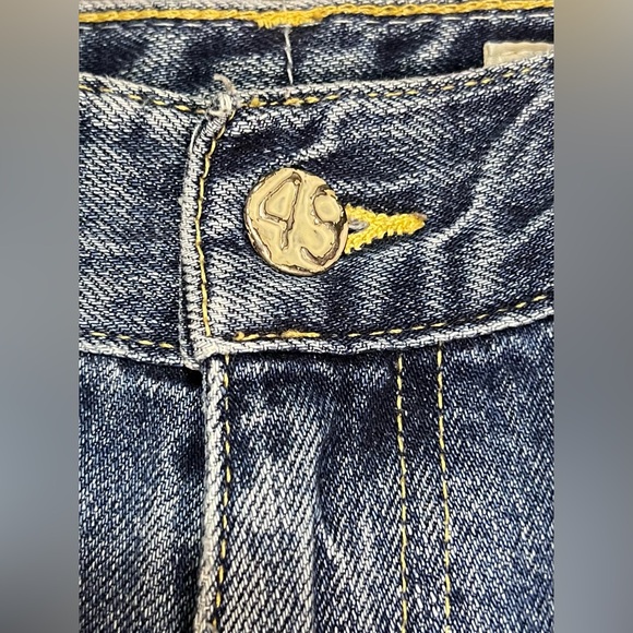 AG Jeans - The Beau High Rise Slouchy Skinny Denim Jeans Baggy Distressed Ripped - Picture 6 of 14